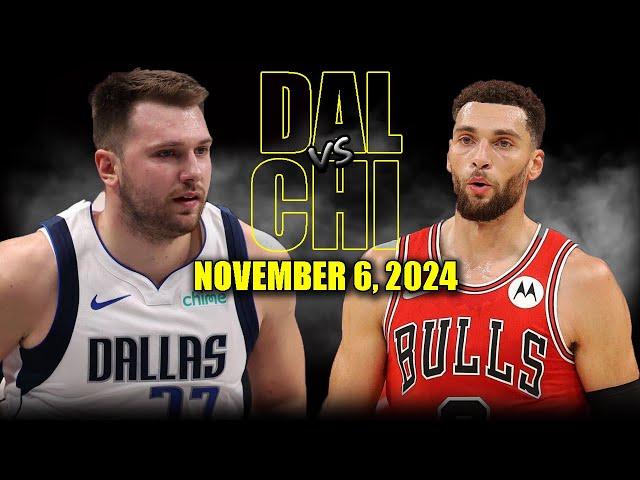 Dallas Mavericks vs Chicago Bulls Full Game Highlights - November 6, 2024 | 2024-25 NBA Season