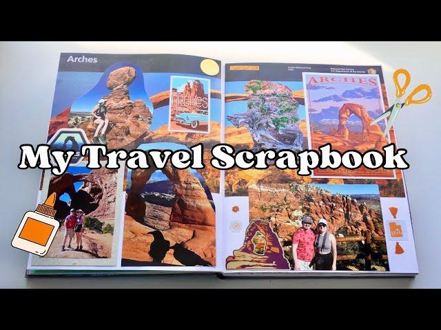 Travel Scrapbook Tour! Scrapbook Ideas, Layouts, + Inspo