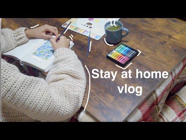 An extremely chill winter day routine: Stay at home vlog in Japan