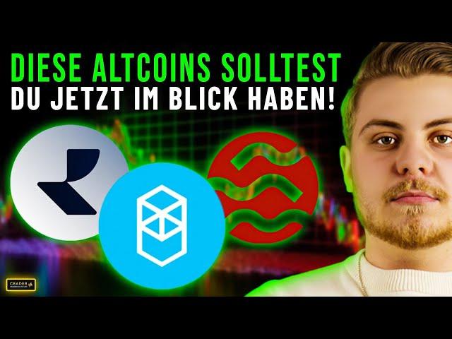 Diese Altcoins Musst Du Jetzt Im Blick Behalten! #trading #altcoins