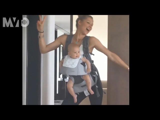 Anna Kournikova bailó con su bebita | The MVTO