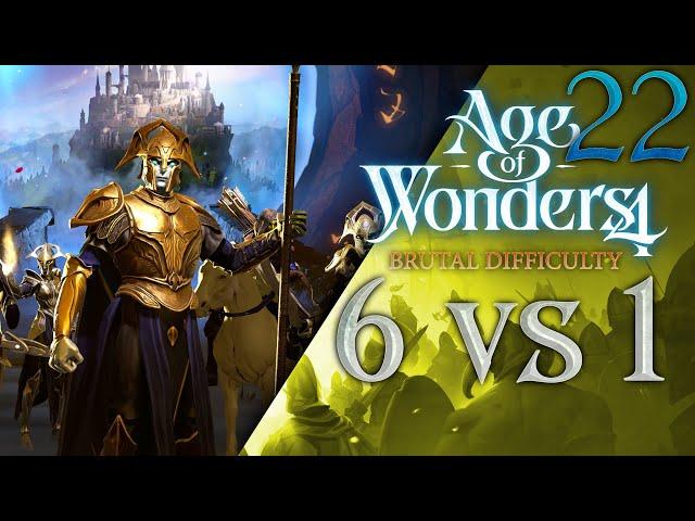 Age of Wonders 4 | 6 vs 1 Crusaders - 22