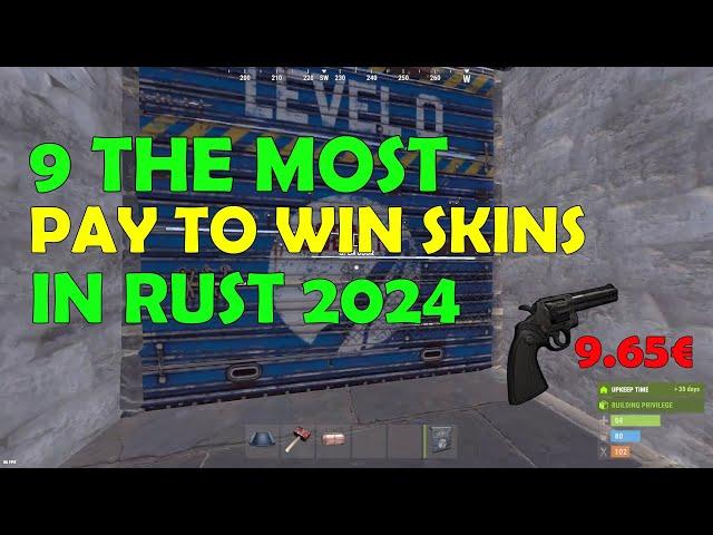 most PAY TO WIN skins in rust 2024