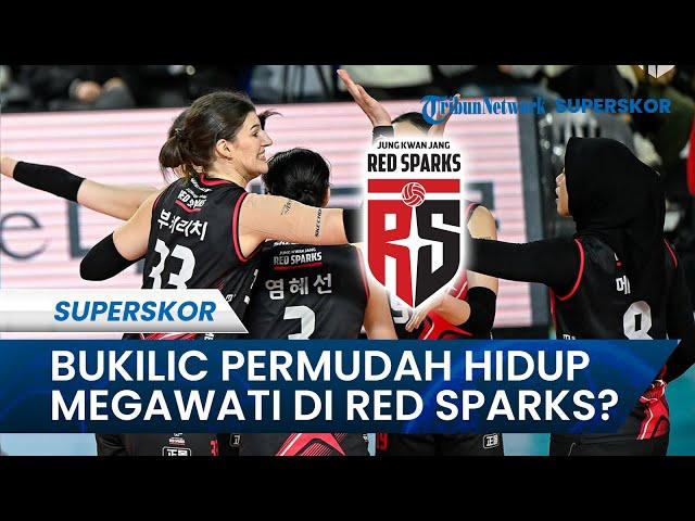 MEDIA KOREA SEBUT BUKILIC PERMUDAH HIDUP MEGAWATI Bersama Red Sparks di Liga Voli Korea #shorts