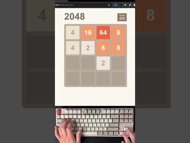 Asmr coding - 2048 game