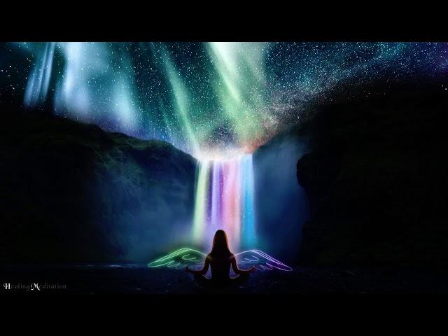 777Hz 77Hz 7Hz  Meditation with an AngelㅣRainbow Shower of LightㅣRenew Body & MindㅣHealing Light