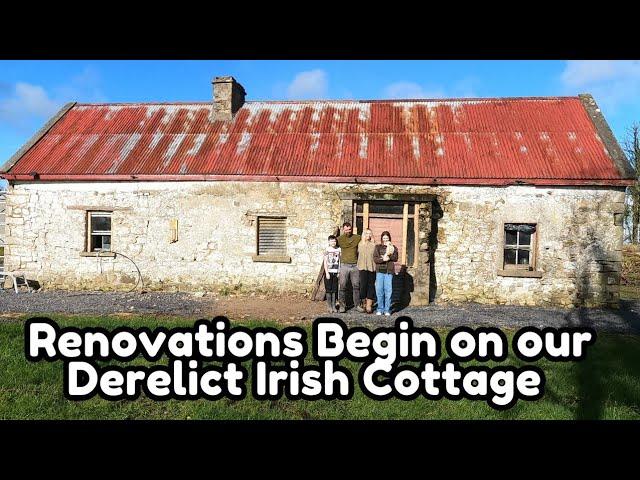 Renovating the ruined Irish cottage. Episode 27