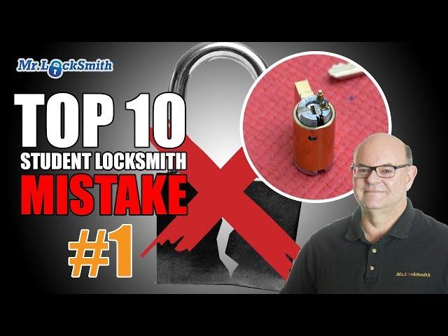 Top Ten Locksmith Student Mistakes 1 of 15 | Mr. Locksmith™ Video