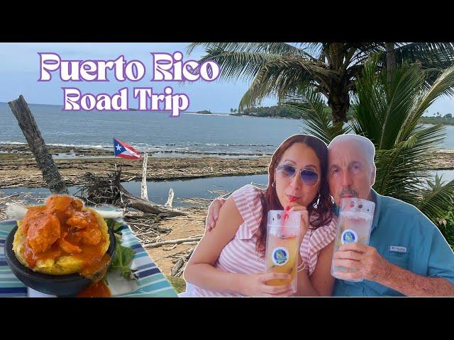 AMAZING Puerto Rican Food | Road trip with Abuelo to Vega Baja