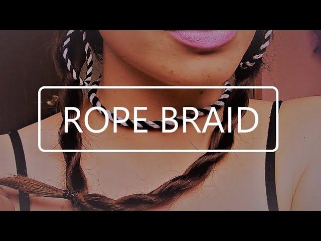 Easy Rope Braid- How to Braid Breakdown and Hair Tutorial