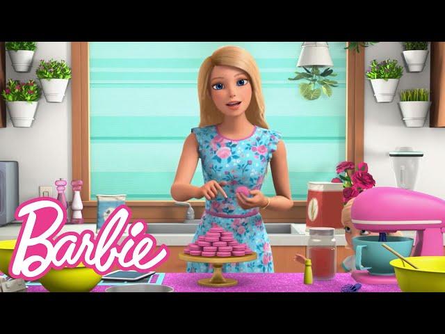 @Barbie | How to Make Macarons Tutorial! | Barbie Vlogs