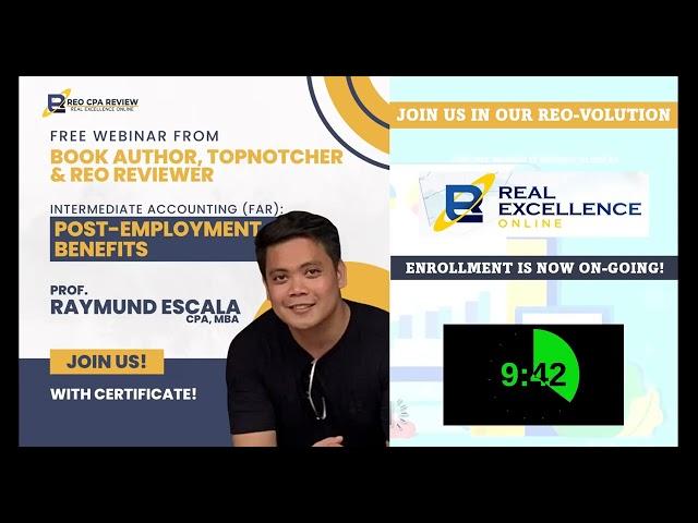 POST-EMPLOYMENT BENEFITS by Prof. Raymund Francis Escala, CPA, MBA