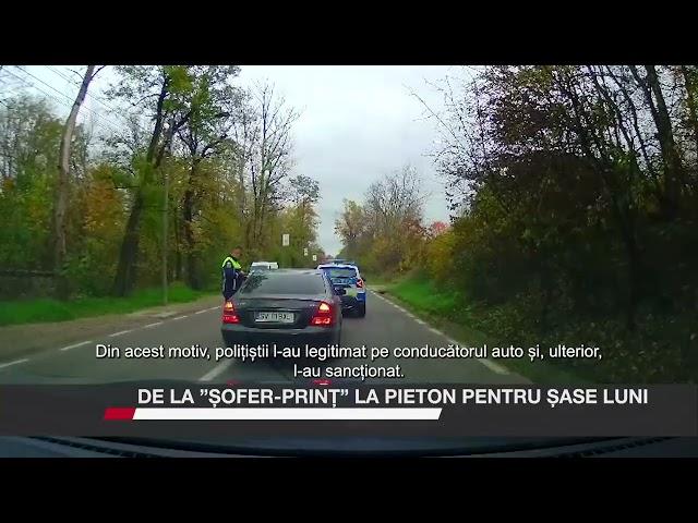 De la „șofer-prinț” la pieton pentru șase luni