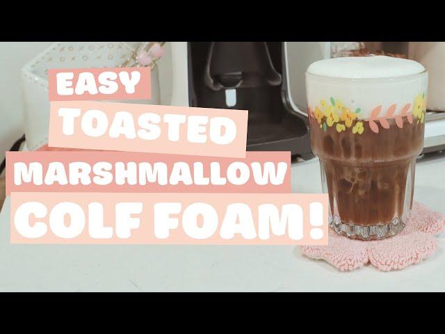 EASY Toasted Marshmallow Cold Foam Recipe | Only 2 Ingredients!