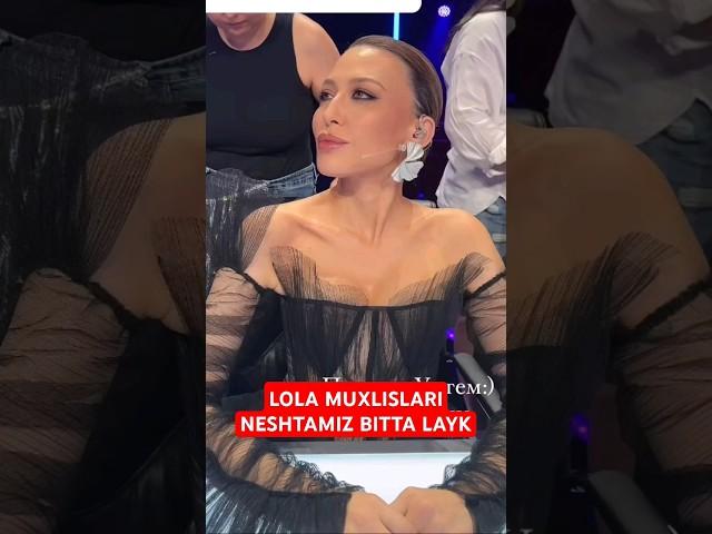 LOLA XAMMAGA KO'RSATIB QO'YDI