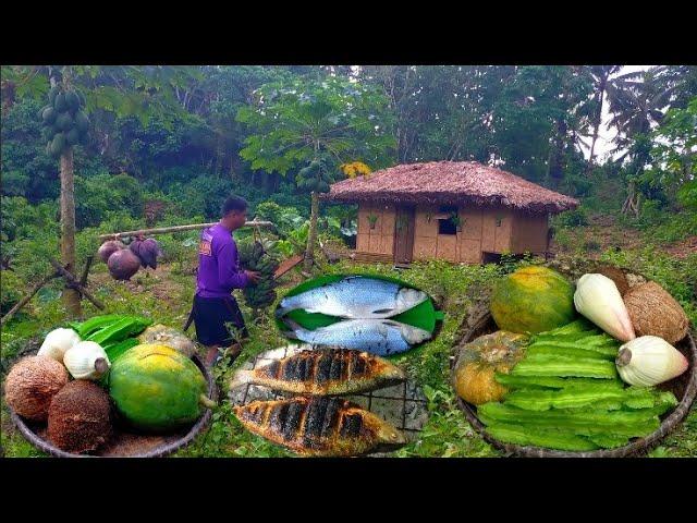 Buhay Probinsya Pag Luluto Ng inihaw Na Bangus At Gulay | Binatang Pinoy