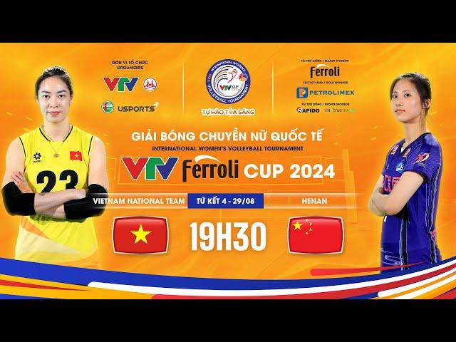 TRỰC TIẾP ĐT Việt Nam - Hà Nam (Trung Quốc) | VTV Ferroli Cup 2024 | LIVE VTV Cup