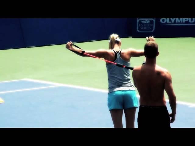 Maria Sharapova: Cincinnati Training