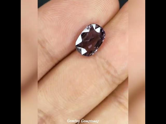 Midnight purple color natural Burmese Spinel  unheated untreated clean piece price in pakistan