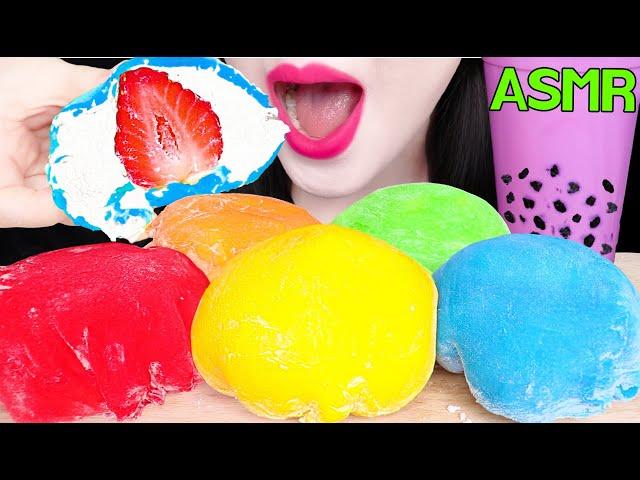 SNOWBALL RICE CAKE MUKBANG 스노우볼 찹쌀떡 먹방 JANE ASMR 제인