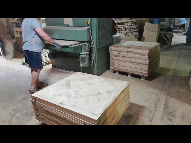Calibration of the Versailles parquet floors panels