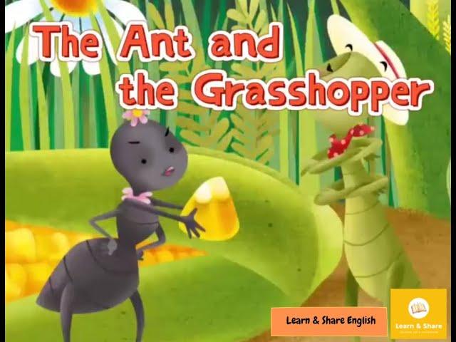 【英文绘本 English Picture Book】The Ant and the Grasshopper 炸锰与蚂蚁  Bed Time Story | Learn English