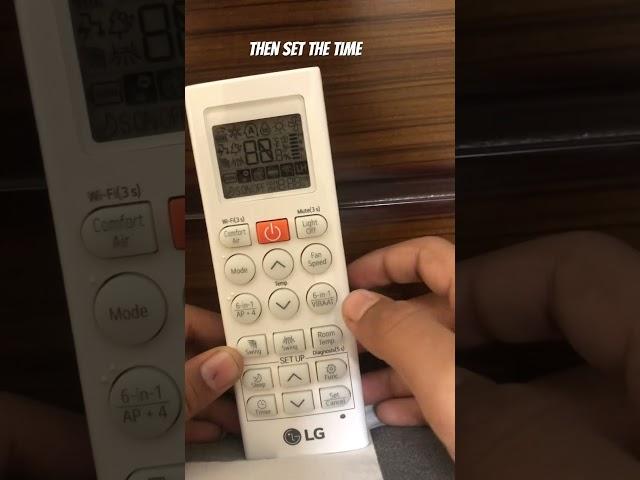 reset your LG ac remote#short#