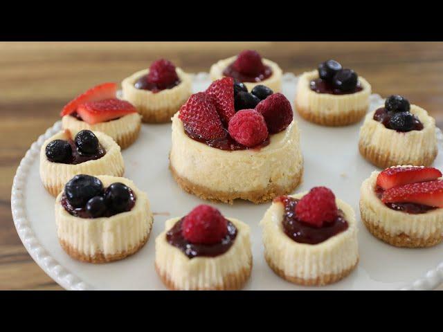 Mini Cheesecakes Recipe | How to Make Mini Cheesecakes