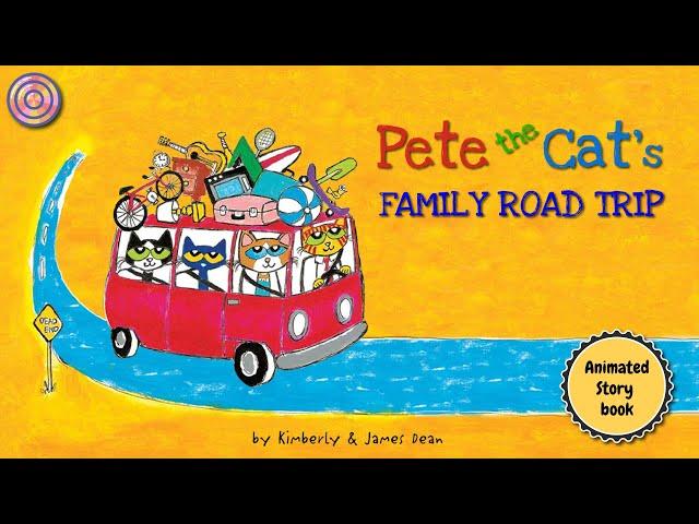 Pete the Cat's Family Road Trip | Animated Book | Read aloud