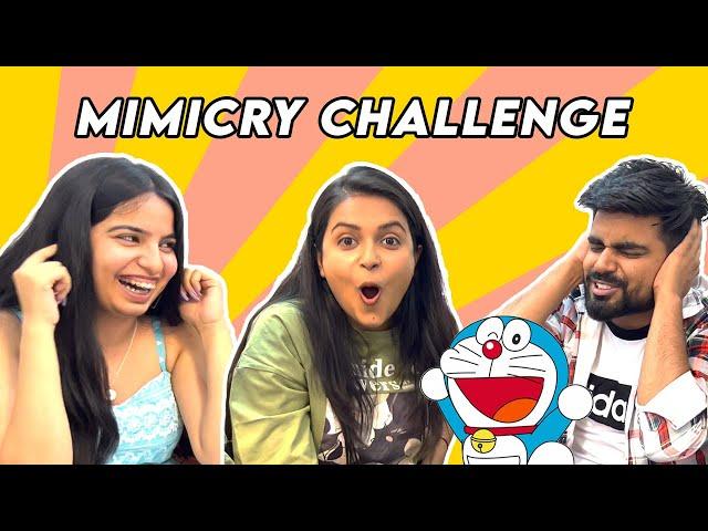 Mimicry Challenge with Youtubers || KAUN JEETA??