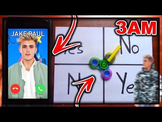 DO NOT PLAY CHARLIE CHARLIE FIDGET SPINNER WHEN CALLING JAKE PAUL AT 3AM! HE BROKE INTO TO MY HOUSE!