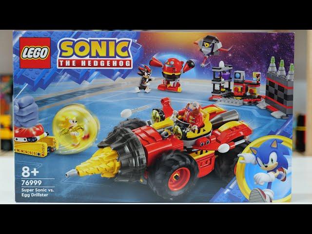 LEGO Sonic the Hedgehog 76999 Super Sonic vs. Egg Drillster - LEGO Speed Build Review