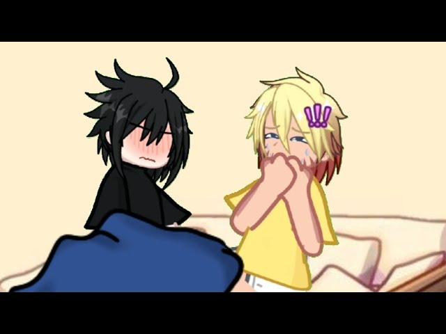 Be sweet to Sasuke, he has a crush on you ️ || meme || ( NaruSasu + Kushina ) [ AU alternativa ]