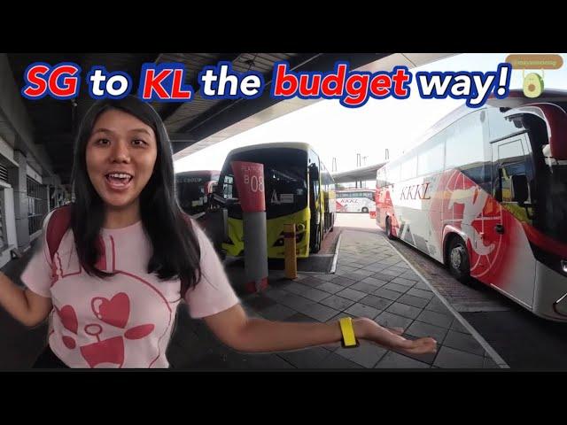 How to take Bus from Singapore to Kuala Lumpur (TBS) the budget way!