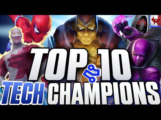 TOP 10 TECH Champions in Marvel Contest of Champions