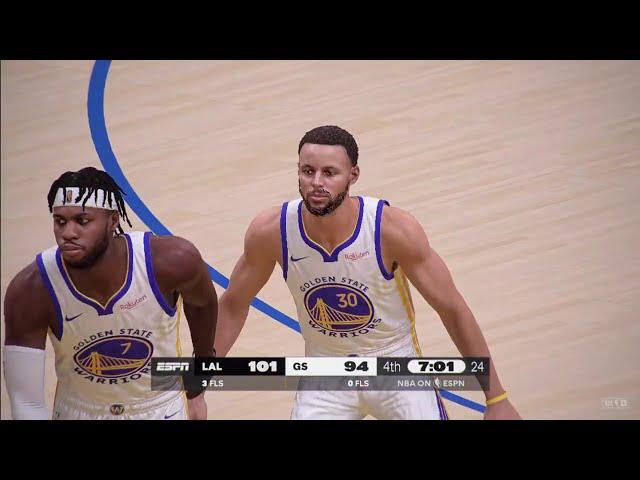 Lakers vs Warriors I Full Game Highlights  I October 14, 2024 NBA 2K25 Highlights 2K