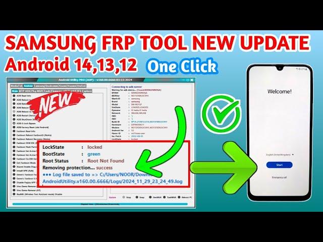 Finally Easy Samsung FRP Tool 2024 Android 14,13,12 Latest Security | All Samsung FRP Unlock Tool