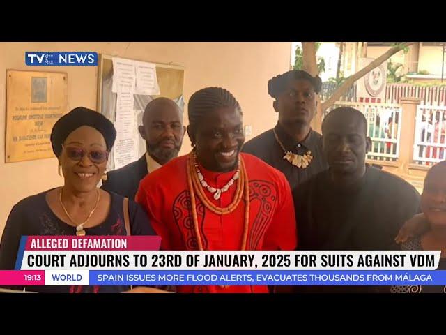 Court Adjourns To 23rd Of January, 2025 For Suits Against VDM