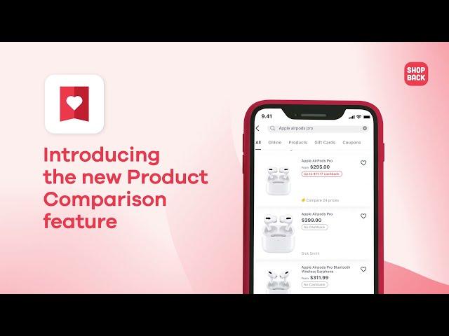 ShopBack's Product Comparison - Search, Compare, Save!