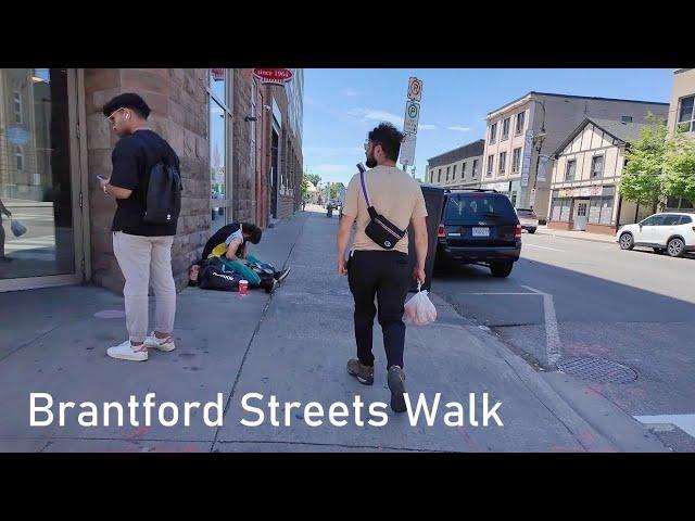 Discover Canada  BRANTFORD Downtown Walking Tour 4K video