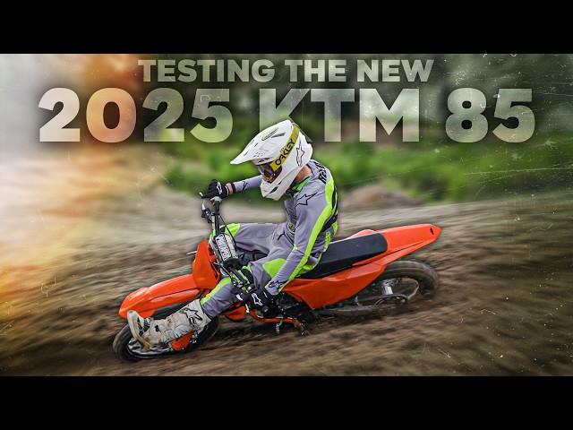 Testing the BRAND NEW 2025 KTM 85 SX!