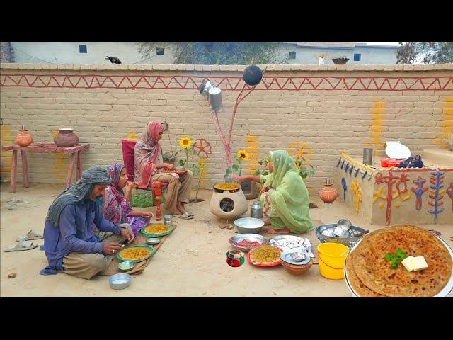 Village Living | Making Moli Ka paratha in Clay Pot | Village Joint Family