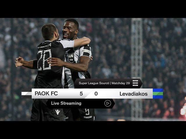 PAOK TV Rewind: ΠΑΟΚ-Λεβαδειακός 5-0 [Full Game] - PAOK TV