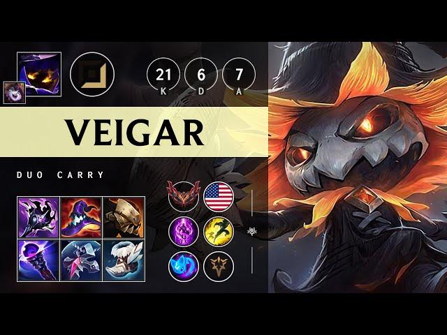 Veigar Carry vs Kai'Sa: Legendary - NA Grandmaster Patch 14.24