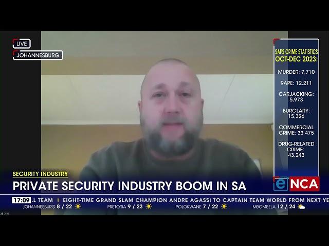 Private security industry boom in SA