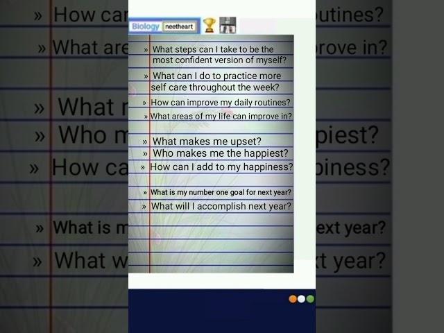 Question to find your self?(Know your trac......)#neetheart #Self_awareness