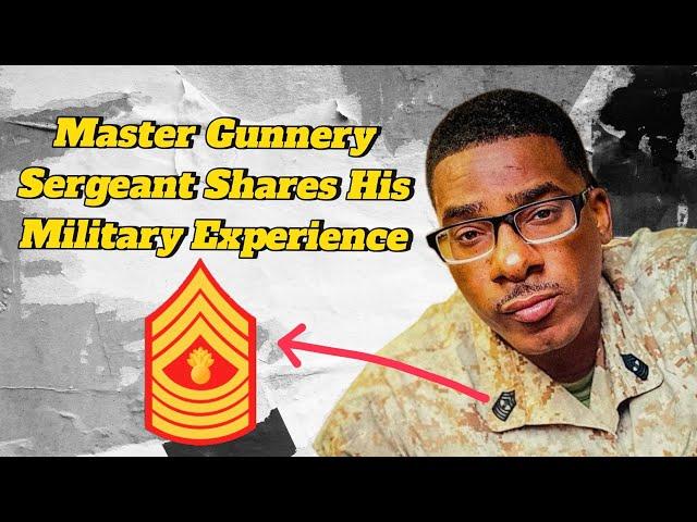 Marine Corps Master Gunnery Sergeant Sharea his *30 YEARS* Of Military Experiences