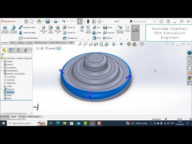 3D Model To 3D print - Extrude & Revolve - Part 3