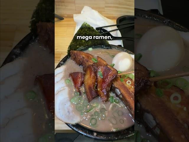 The MOST SHOCKING Bowl of Japanese Ramen I've EVER HAD! #shorts