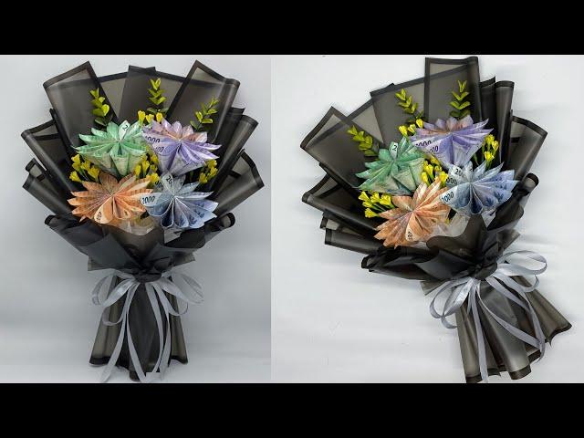 DIY Simple and Easy Money Bouquet | How to Make a Money Bouquet in the Shape of Flowers